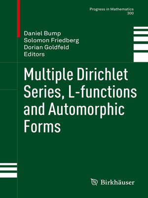 cover image of Multiple Dirichlet Series, L-functions and Automorphic Forms